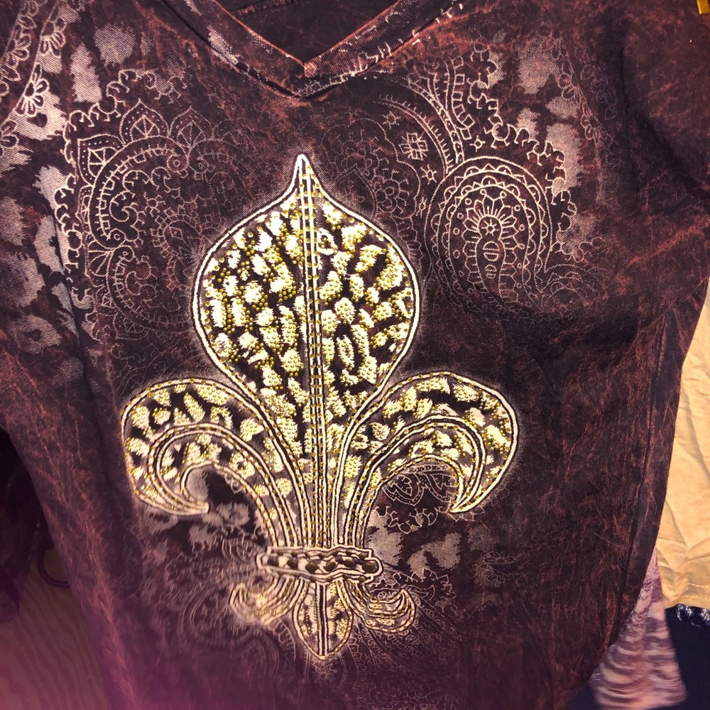 Vocal long sleeve with studs